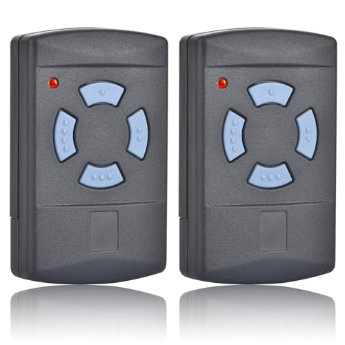 868,3 MHz Garagentoröffner, Garagentor Fernbedienung Kompatibel mit Hörmann HSM4 HSE2 HS1 HS4 HSZ1 HSZ2, Handsender 2 Stück von Amtake