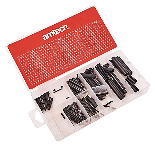 Am-Tech 120 Stück Assorted Roll Pin Set, S6270 von Am-Tech