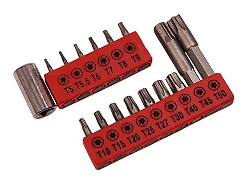 Am-Tech 16 Stück Torx bit Set, L3220 von Am-Tech