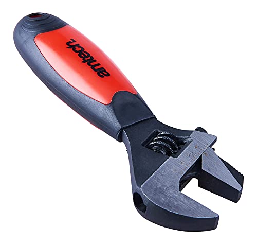 Am-Tech 2-in-1 Stubby Pipe/Adjustable Wrench, C1680B von Am-Tech