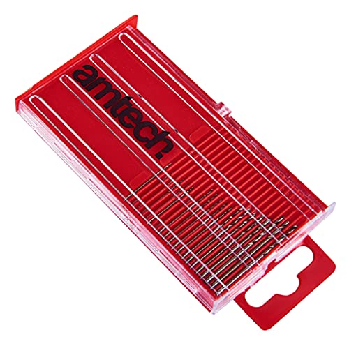 Am-Tech 20 Stück Hss Micro Drill bits, 0,3-1,6 mm, F0930 von Am-Tech
