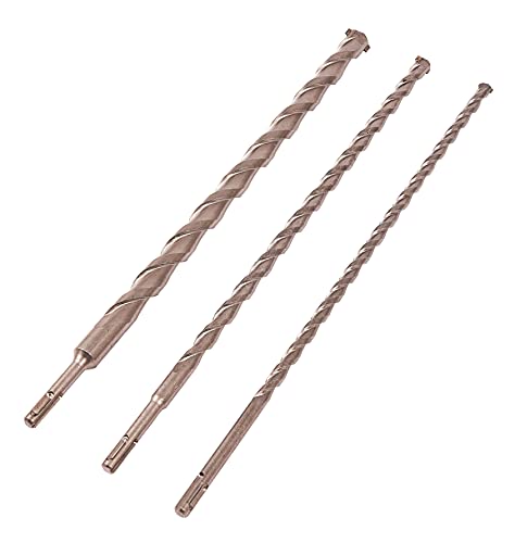 Am-Tech 3 Stück 450 mm sds Drill bit Set, E0695 von Am-Tech
