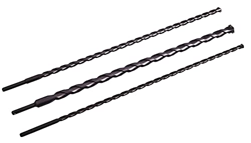 Am-Tech 3 Stück 600 mm sds Drill bit Set, E0692 von Am-Tech