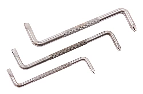 Am-Tech 3 Stück Offset Screwdriver Set, L3700 von Am-Tech