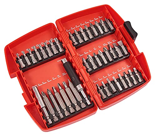 Am-Tech 40 Stück Screwdriver bit Set, L1235 von Amtech