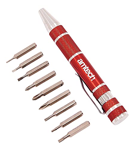 Am-Tech 9-in-1 Screwdriver bit Set, L0490 von Amtech