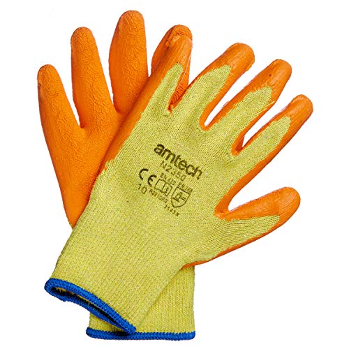 Am-Tech Latex Palm Coated Gloves, N2350 von Amtech