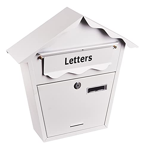 Am-Tech Post Box, weiß, S5551 von Am-Tech