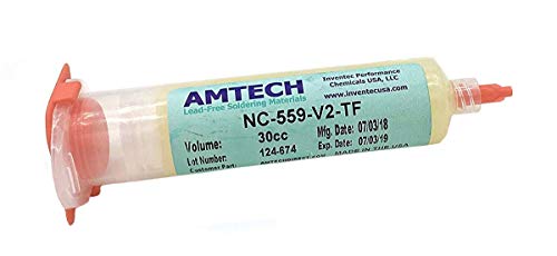Haftendes No-Clean-Flussmittel von Amtech, NC-559-V2-TF, aus den USA, cremefarben, NC-559-V2-TF von Amtech