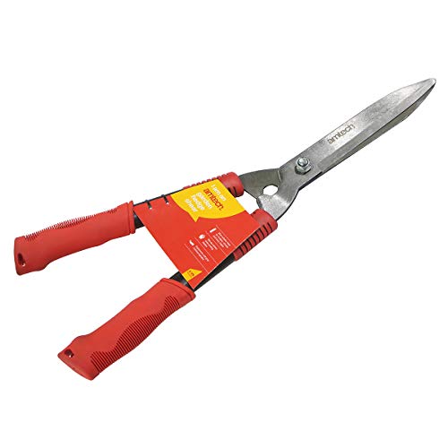 Amtech U0812 Garten-Heckenschere, Komfortgriff, Rot von Am-Tech