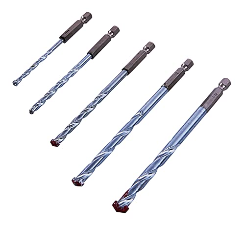 Jegs F1730 Am-Tech Steinbohrer-Set, 5-Teilig von Am-Tech