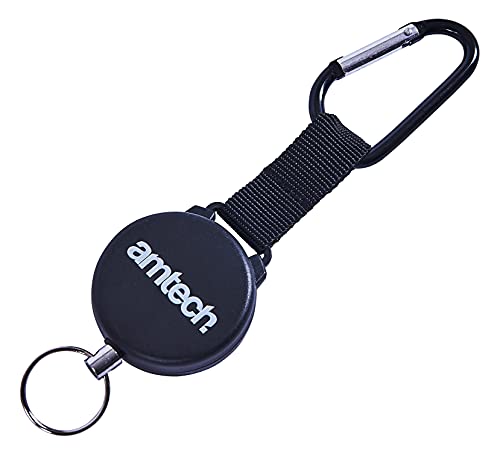SCHLÜSSELRÜCKZUG MIT KARABINER von Am-Tech