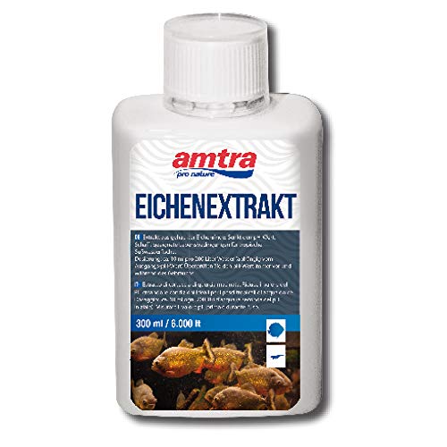 Amtra Eichen Extrakt - Tropenmittel für Süßwasseraquarien, senkt auf natürliche Weise den pH-Wert des Wassers, mit Spurenelementen, für tropische Aquarien, 300 ml von Amtra