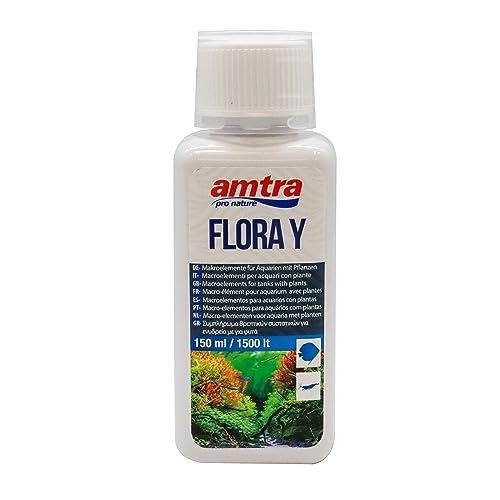 Amtra Flora Y – Makronährstoff-Ergänzungsmittel für Aquarien, Dünger für Aquarienpflanzen, verleiht Pflanzen eine lebendige Farbe, 150 ml von Amtra