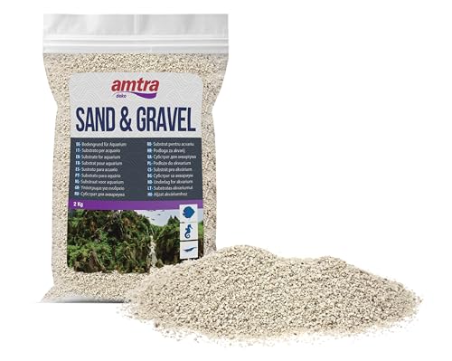 Croci Amtra Ivory White Quartz - feiner weißer Quarz-Aquariensand, für Süß- oder Salzwasser, 1–3 mm Körnung, Menge 2 kg Croci Amtra Ivory White Quartz - feiner weißer Quarz-Aquariensand, für Süß- oder Salzwasser, 1–3 mm Körnung, Menge 2 kg von Amtra