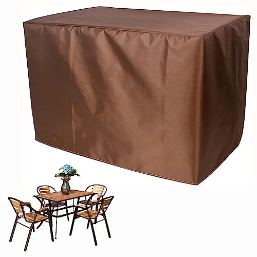 Abdeckplane für Gartenmöbel Wasserdicht Winterfest 200x200x90cm, Gartenmöbel Abdeckung, Alle Größen Atmungsaktiv Oxford Schutzhülle Gartenmöbel Rechteckig Furniture Cover von Amunpitic