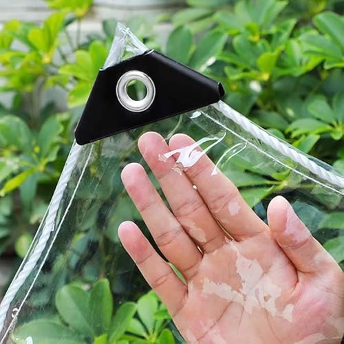 Amunpitic Zeltplane Transparent 1.2x1.8m, Abdeckplane Uv BestäNdig Wasserdicht, Mehrzweck, Plane mit öSen Wasserdicht Transparent, für Gartenmöbel Pflanzen Gewächshaus Pet Hutch Dach Amunpitic Zeltplane Transparent 1.2x1.8m, Abdeckplane Uv BestäNdig Wasserdicht, Mehrzweck, Plane mit öSen Wasserdicht Transparent, für Gartenmöbel Pflanzen Gewächshaus Pet Hutch Dach von Amunpitic