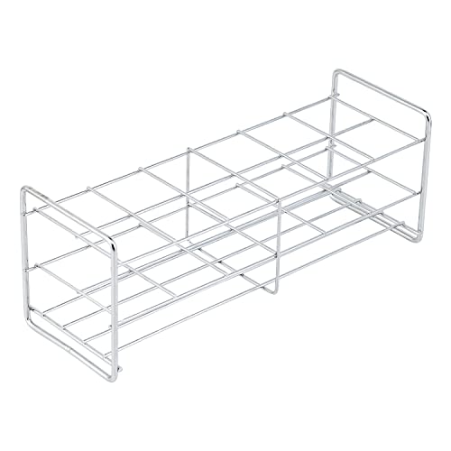 Amur Leopard Gefäßständer Reagenzglasgestell aus Edelstahl 304 Reagenzglasständer Laborbedarf, 12 Löcher, für φ39-41mm Reagenzgläser von Amur Leopard