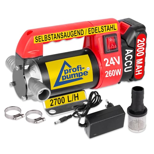 Dieselpumpe Wasserpumpe Heizölpumpe Biodiesel selbstansaugend - Pumpe Universal-Star ACCU 260-4.2 - 24V - Akku Pumpe, Leistungsstarker MOTOR von AMUR