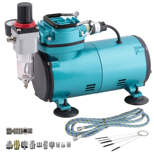 LIMITIERTES ANGEBOT! PROFI- AIRBRUSH SET KOMPRESSOR COMPACT BASIS KIT AIRBRUSH KOMPRESSOR, ANSCHLUSS für JEDE AIRBRUSH-PISTOLE SINGLE von AMUR
