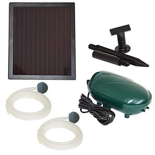 SOLAR TEICHBELÜFTER SOLAR TEICHPUMPE SAUERSTOFFPUMPE LUFTPUMPE GARTENTEICH WASSER GARTENBRUNNEN SPRINGBRUNNEN TEICHBELÜFTER-SET SOLAR OXYGEN-3 von Amur