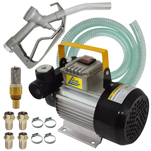 Dieselpumpe Ölpumpe Heizölpumpe Biodiesel STANDARD-4, 230V Elektro FASS-Pumpe mit Schlauch, Aluminium Zapfpistole und QUALITATIV-HOCHWERTIGEM Zubehör zum Sonder-Preis, IHRE Private TANKSTELLE! Dieselpumpe Ölpumpe Heizölpumpe Biodiesel STANDARD-4, 230V Elektro FASS-Pumpe mit Schlauch, Aluminium Zapfpistole und QUALITATIV-HOCHWERTIGEM Zubehör zum Sonder-Preis, IHRE Private TANKSTELLE! von AMUR