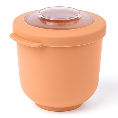 Amuse Tylla Schüssel 500ml I luftdichte Frischhaltedosen mit Deckel für Meal Prep und Snacks I BPA-freie Vorratsdosen für Kinder und Erwachsene I kleine Gefrierdosen, spülmaschinengeeignet I Peach von Amuse