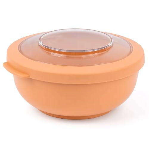 Amuse Tylla Schüssel 700ml I luftdichte Frischhaltedosen mit Deckel für Meal Prep und Snacks I BPA-freie Vorratsdosen für Kinder und Erwachsene I kleine Gefrierdosen, spülmaschinengeeignet I Peach von Amuse