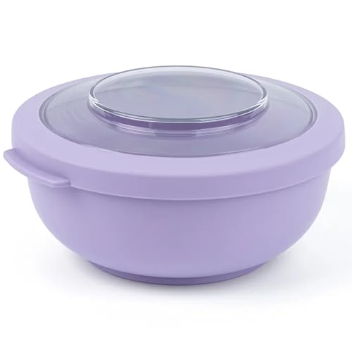 Amuse Tylla Schüssel 700ml I luftdichte Frischhaltedosen mit Deckel für Meal Prep & Snacks I BPA-freie Vorratsdosen für Kinder & Erwachsene I kleine Gefrierdosen, spülmaschinengeeignet I Lavender von Amuse