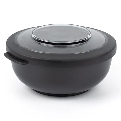 Amuse Tylla Schüssel 700ml I luftdichte Frischhaltedosen mit Deckel für Meal Prep & Snacks I BPA-freie Vorratsdosen für Kinder & Erwachsene I kleine Gefrierdosen, spülmaschinengeeignet I Charcoal von Amuse