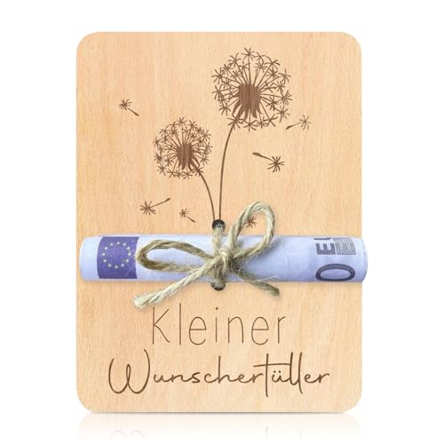 Geldgeschenke Geburtstag Wunscherfüller Geldgeschenk Geburtstag Holz Lustige Hochzeitsgeschenk Wunscherfüller Pusteblume Hochzeitsgeschenke für Brautpaar Reise Geschenk von Amusingtao