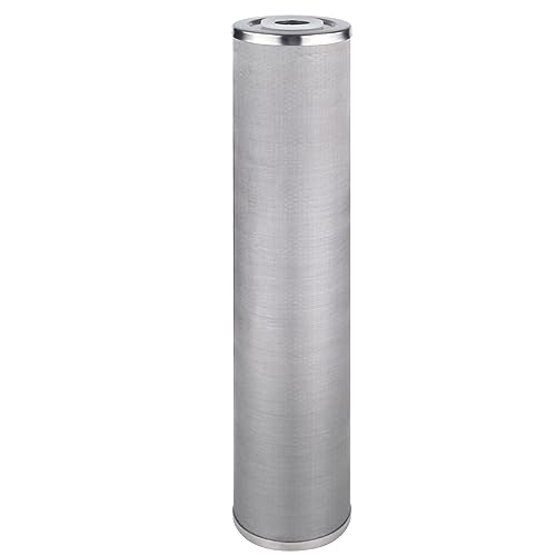 Amwater Big+ wiederreinigbare Drahtgitter-Filterkartusche aus Edelstahl, 50,8 cm Länge, 11,4 cm Außendurchmesser (25 Mikron) von Amwater