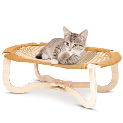 Amyhill Kühlendes Katzenbett, groß, atmungsaktiv, für den Sommer, Welpenhängematte, Haustiermöbel geeignet für Kätzchen, Kleintiere, langlebige Haustiercouch für den Innen- und Außenbereich, 58 cm Amyhill Kühlendes Katzenbett, groß, atmungsaktiv, für den Sommer, Welpenhängematte, Haustiermöbel geeignet für Kätzchen, Kleintiere, langlebige Haustiercouch für den Innen- und Außenbereich, 58 cm von Amyhill