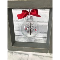 Kleines 2 Kardinal Ornament von AmysHomemadeDesigns