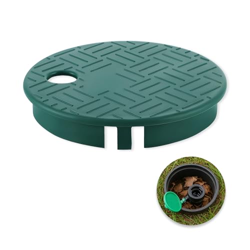 Amzlysdok Sprinkler-Ventilabdeckung, ID 14 cm OD 15,2 cm, Sprinkler-Bewässerungsventilbox, Ventilkasten-Abdeckung für Outdoor-Sprinkler, Bewässerungskontrolle, Wassersystem, Rasen, ideal für von Amzlysdok