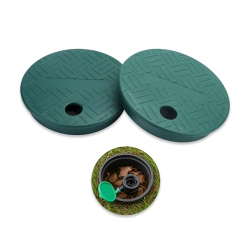 Sprinkler-Ventilabdeckung, ID 14 cm OD 15,2 cm, Sprinkler-Bewässerungsventilbox, Ventilkasten-Abdeckung für Outdoor-Sprinkler, Bewässerungskontrolle, Wassersystem, Rasen, ideal für Bewässerungssysteme von Amzlysdok