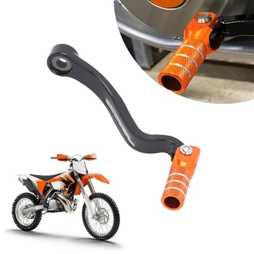 AnXin Schalthebel Motorrad CNC Aluminium Schalthebel für SX XC XCW SXF XCFW EXC MXC XCF 125-450 Orange von AnXin