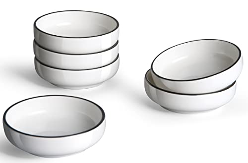 AnBnCn Dip-Soßenschalen, runde Sojasaucen-Dipschalen, Porzellan-Palette – 6 Packungen, weiß, 8,9 cm AnBnCn Dip-Soßenschalen, runde Sojasaucen-Dipschalen, Porzellan-Palette – 6 Packungen, weiß, 8,9 cm von AnBnCn