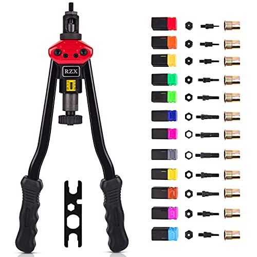 ‘RZX Nietmuttern-Set, 43,2 cm, professionelles Nietmutter-Set mit 11 metrischen un von RZX