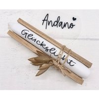 Leuchterkerzen | Personalisierte Kerzen Geschenkkerzen von AnDaNo10
