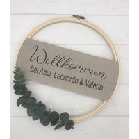 Türkranz Personalisiert | Stickrahmen von AnDaNo10