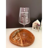Personalisiertes Weinglas Zur Silberhochzeit Geschenk Hochzeit Oder Jubiläum Mit Namen & Datum Leonardo Glas Personalisiertes Weinglas Zur Silberhochzeit Geschenk Hochzeit Oder Jubiläum Mit Namen & Datum Leonardo Glas von AnDerDeichKroneShop