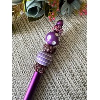 Metallperlen Stift Lampwork Blumenperlen Geschichte Unikat Perlen von AnEyeForCreating
