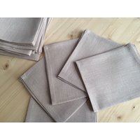 Plain Linen Servietten Pure Leinen Tuch Pale Mauve Plain Linen Servietten Pure Leinen Tuch Pale Mauve von AnFabric