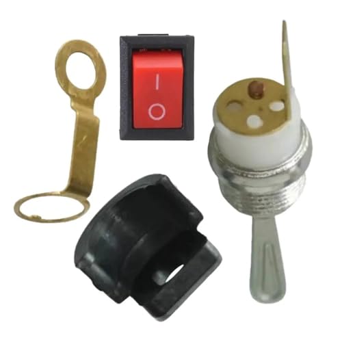 EIN Aus Stop Kill Wippschalter Kit Passend for Kettensäge 4500 5200 5800 45CC 52CC 58CC von AnRMeT