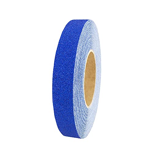 AnTina TAPES Anti-Rutsch-Band für Innen- u. Außenbereiche, Rutsch hemmend, selbstklebend (2,5cm x 18m, Blau) von AnTina TAPES