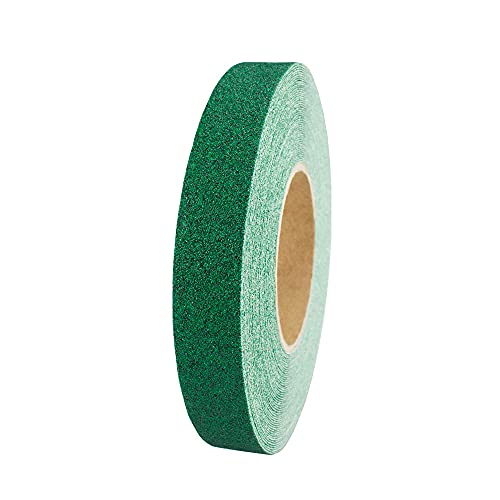 AnTina TAPES Anti-Rutsch-Band für Innen- u. Außenbereiche, Rutsch hemmend, selbstklebend (2,5cm x 18m, Grün) von AnTina TAPES