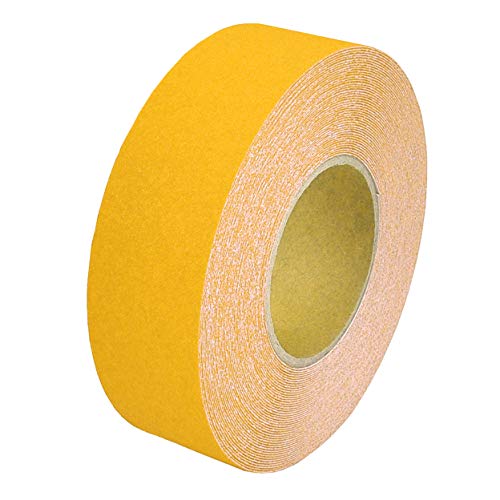 AnTina TAPES Anti-Rutsch-Band für Innen- u. Außenbereiche, Rutsch hemmend, selbstklebend (5cm x 18m, Gelb) von AnTina TAPES