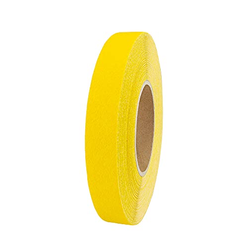 AnTina TAPES Anti-Rutsch-Band für Innen- u. Außenbereiche, Rutsch hemmend, selbstklebend (2,5cm x 18m, Gelb) von AnTina TAPES