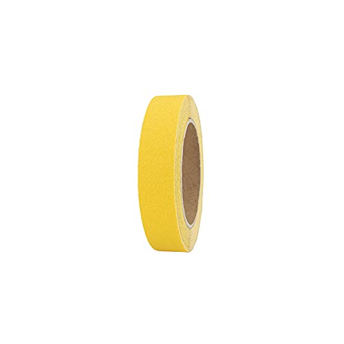 AnTina TAPES Anti-Rutsch-Band für Innen- u. Außenbereiche, hoher Rutschschutz, selbstklebend (25 mm x 6 m, Gelb) von AnTina TAPES
